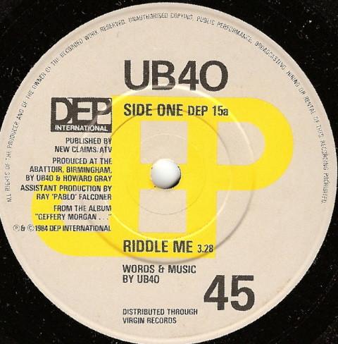 UB40 - Riddle Me