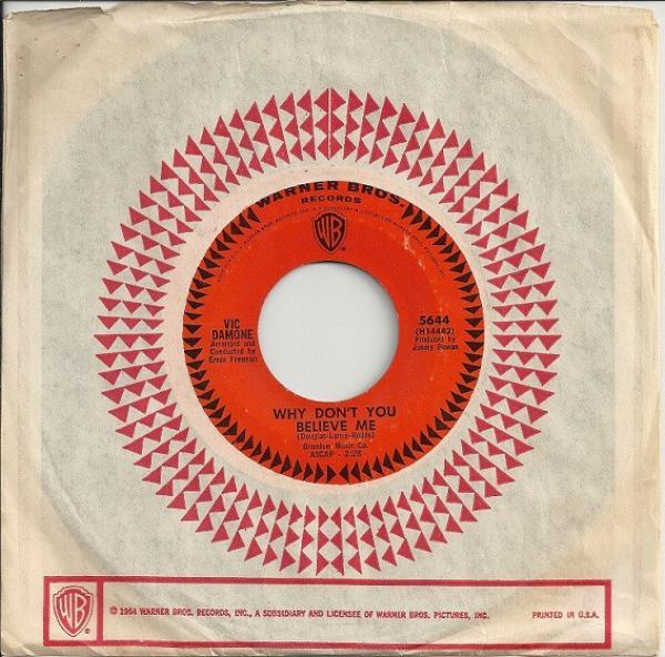 Vic Damone - Why Don't You Believe Me
