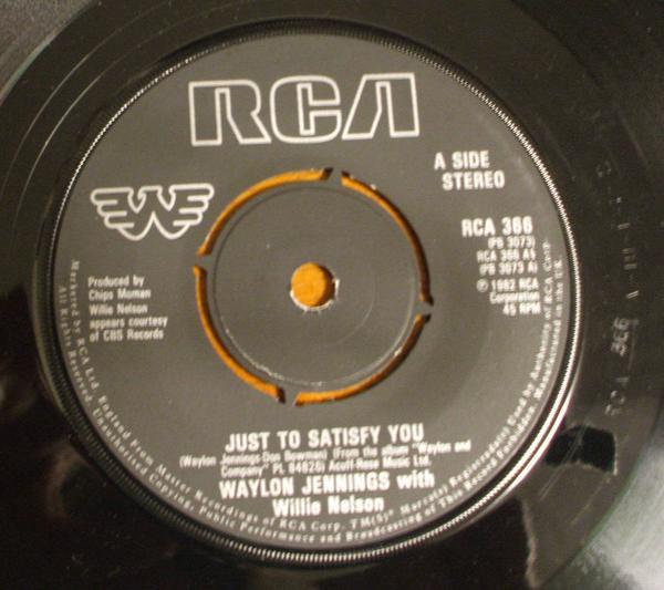 Waylon Jennings & Willie Nelson - Just To Satisfy You / Get Naked With Me