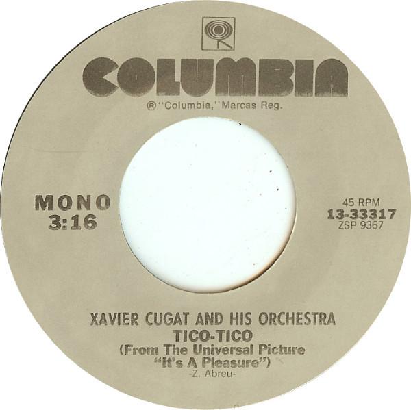 Xavier Cugat And His Orchestra - Miami Beach Rhumba / Tico-Tico